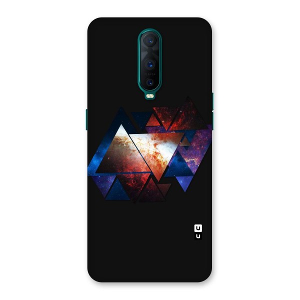 Fire Galaxy Triangles Back Case for Oppo R17 Pro