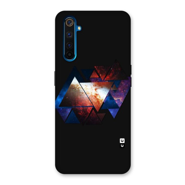 Fire Galaxy Triangles Back Case for Realme 6 Pro