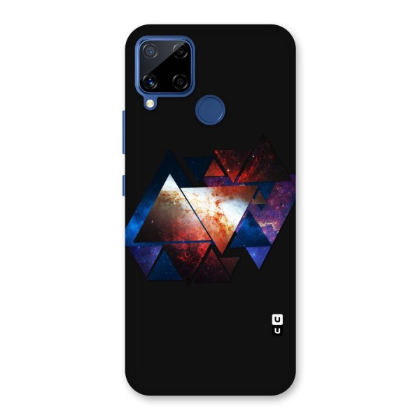 Fire Galaxy Triangles Back Case for Realme C12