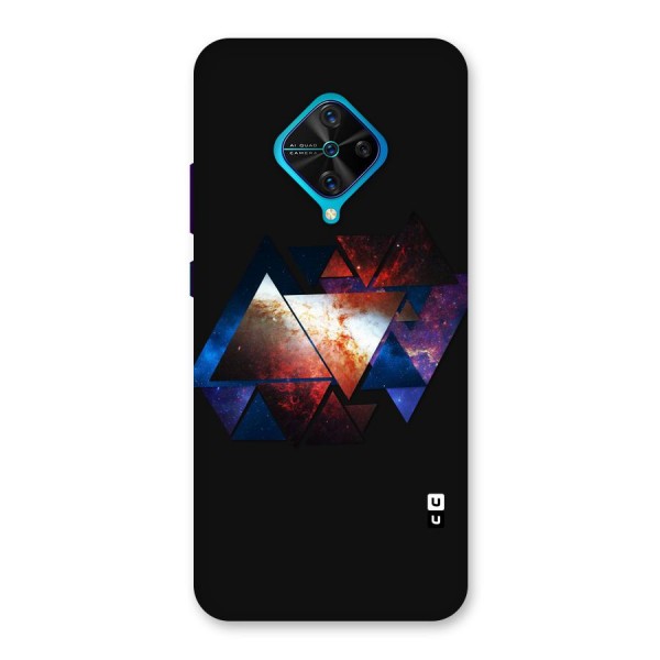 Fire Galaxy Triangles Back Case for Vivo S1 Pro