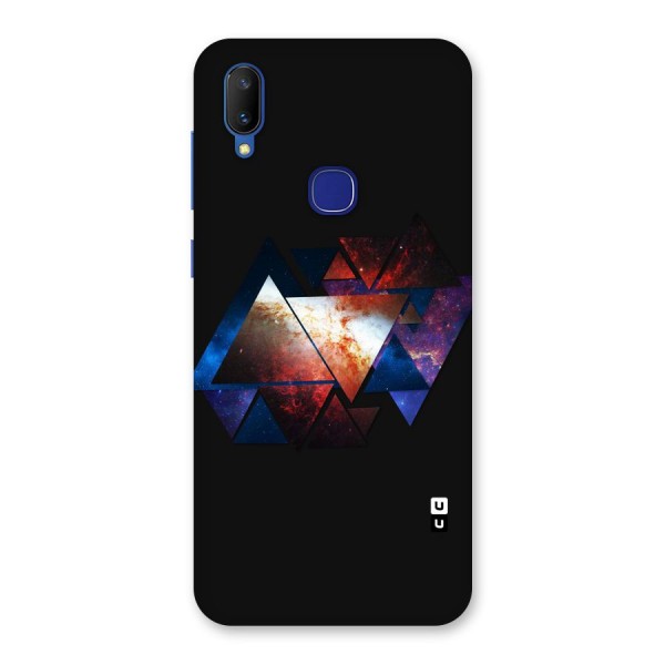 Fire Galaxy Triangles Back Case for Vivo V11