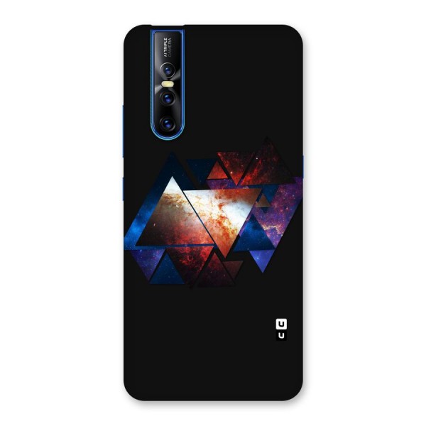 Fire Galaxy Triangles Back Case for Vivo V15 Pro