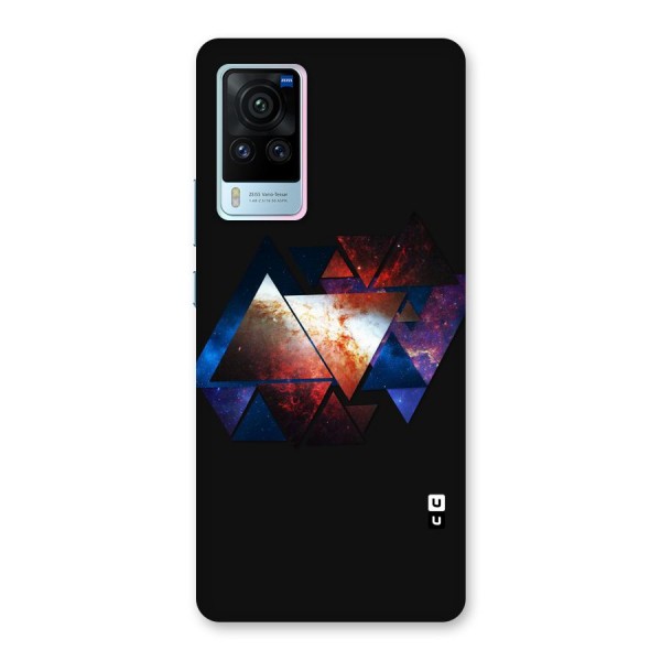 Fire Galaxy Triangles Back Case for Vivo X60 Pro