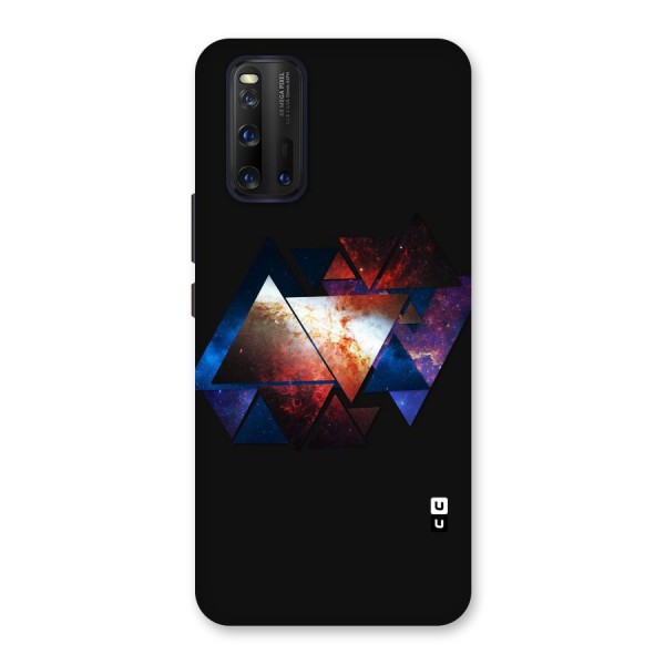 Fire Galaxy Triangles Back Case for Vivo iQOO 3