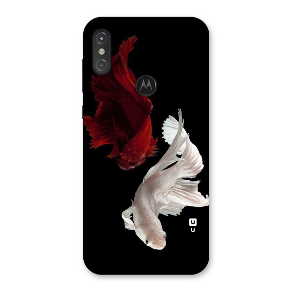 Fish Design Back Case for Motorola One Power