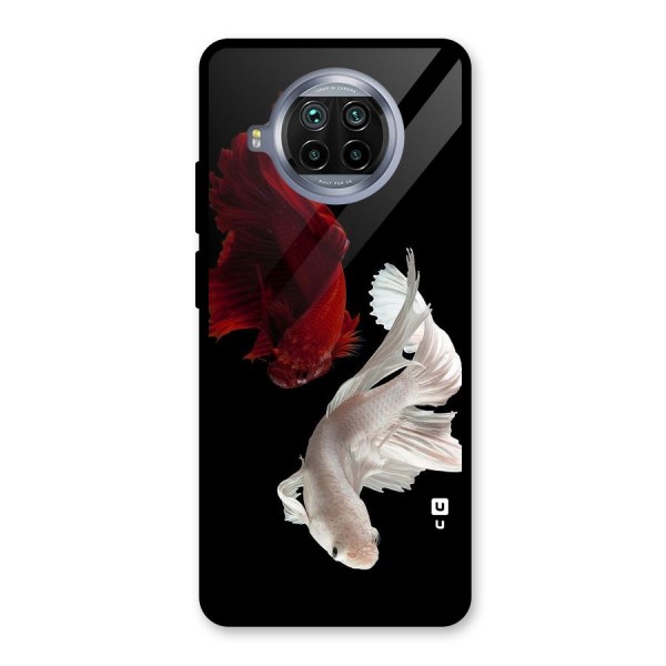 Fish Design Glass Back Case for Mi 10i