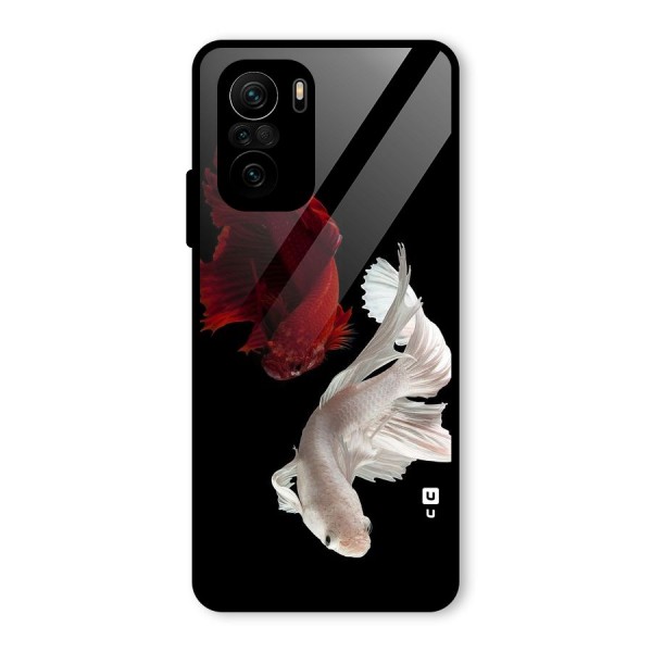 Fish Design Glass Back Case for Mi 11x