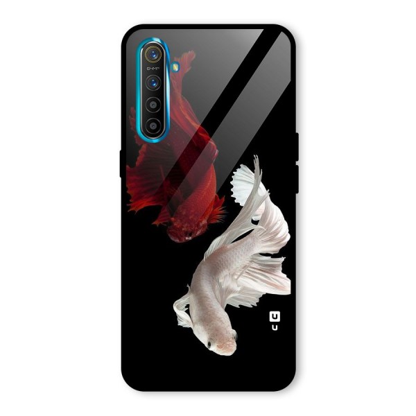 Fish Design Glass Back Case for Realme XT