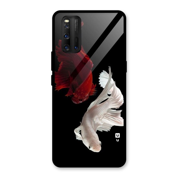 Fish Design Glass Back Case for Vivo iQOO 3