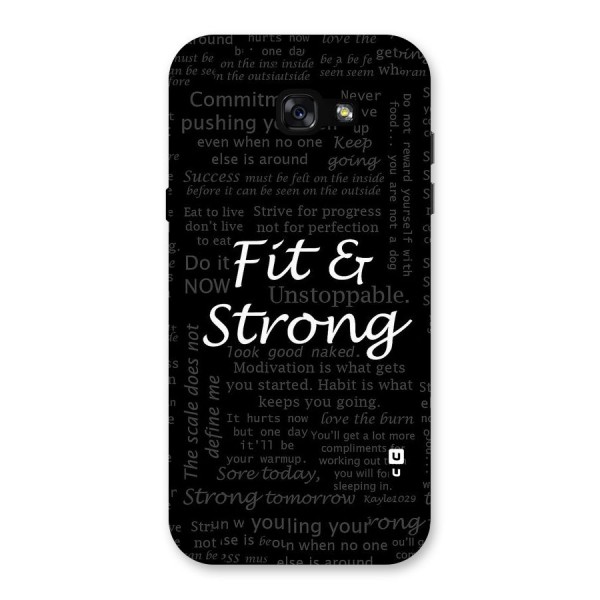 Fit And Strong Back Case for Galaxy A7 (2017)