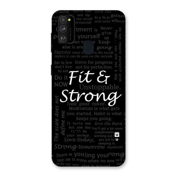 Fit And Strong Back Case for Galaxy M30s