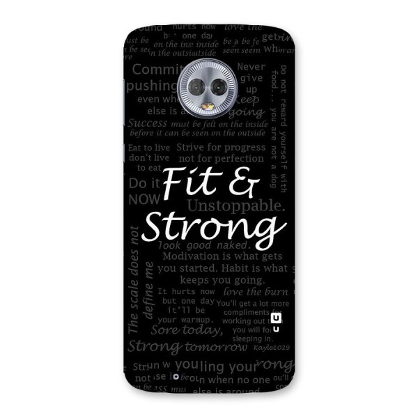 Fit And Strong Back Case for Moto G6