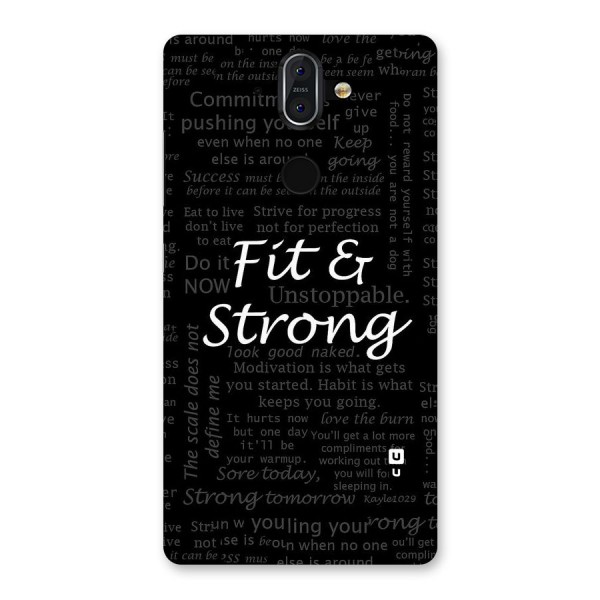 Fit And Strong Back Case for Nokia 8 Sirocco