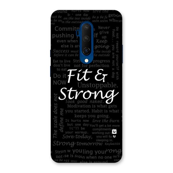 Fit And Strong Back Case for OnePlus 7T Pro