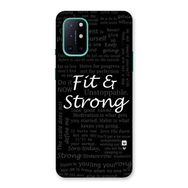 Fit And Strong Back Case for OnePlus 8T