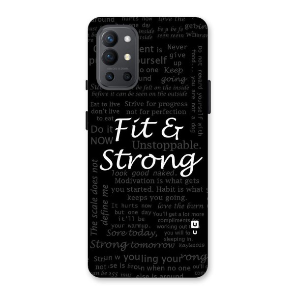 Fit And Strong Back Case for OnePlus 9R