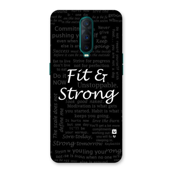 Fit And Strong Back Case for Oppo R17 Pro