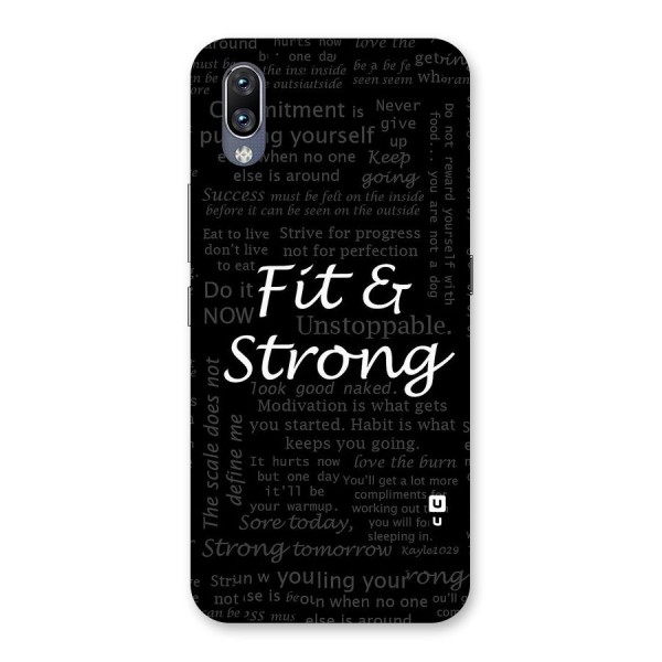 Fit And Strong Back Case for Vivo NEX