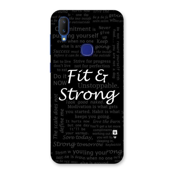 Fit And Strong Back Case for Vivo V11