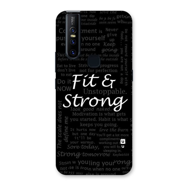 Fit And Strong Back Case for Vivo V15