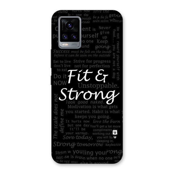 Fit And Strong Back Case for Vivo V20