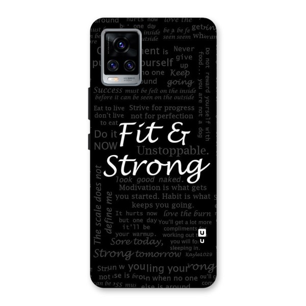 Fit And Strong Back Case for Vivo V20 Pro