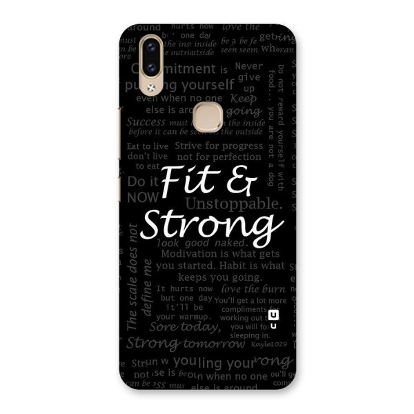 Fit And Strong Back Case for Vivo V9