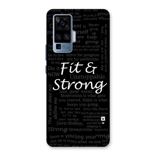 Fit And Strong Back Case for Vivo X50 Pro