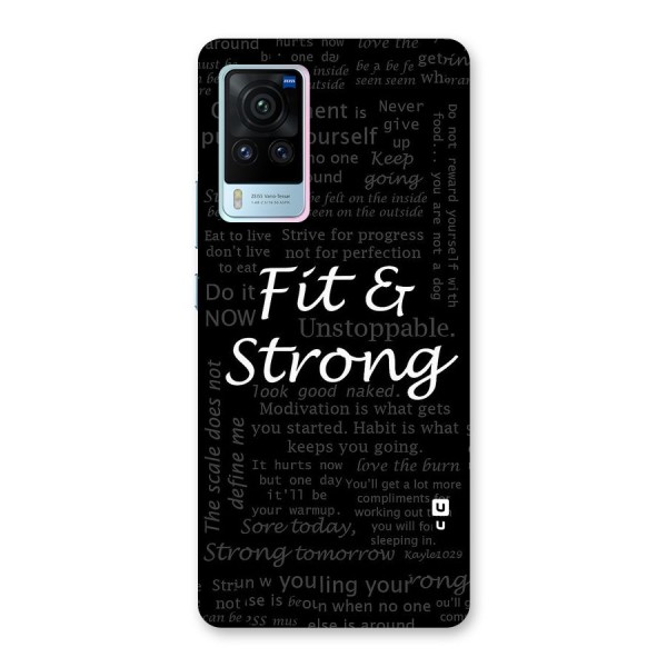 Fit And Strong Back Case for Vivo X60 Pro