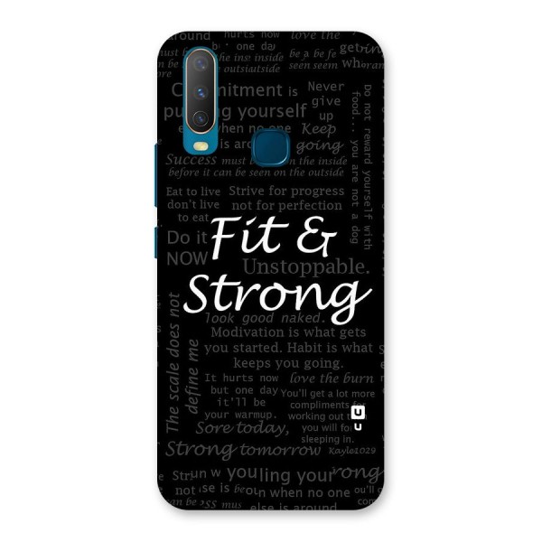 Fit And Strong Back Case for Vivo Y12