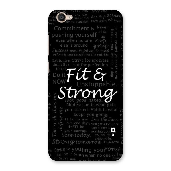 Fit And Strong Back Case for Vivo Y55s