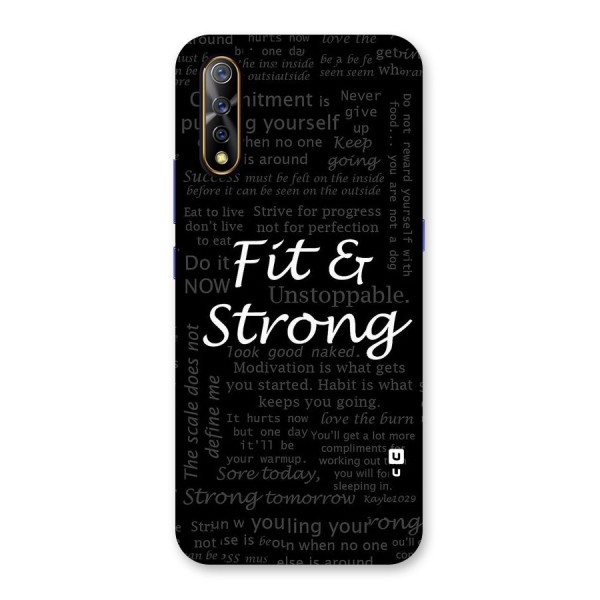 Fit And Strong Back Case for Vivo Z1x