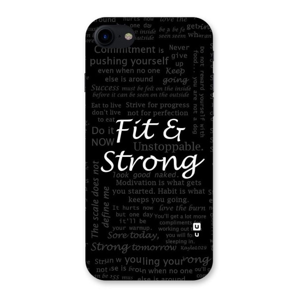 Fit And Strong Back Case for iPhone SE 2020