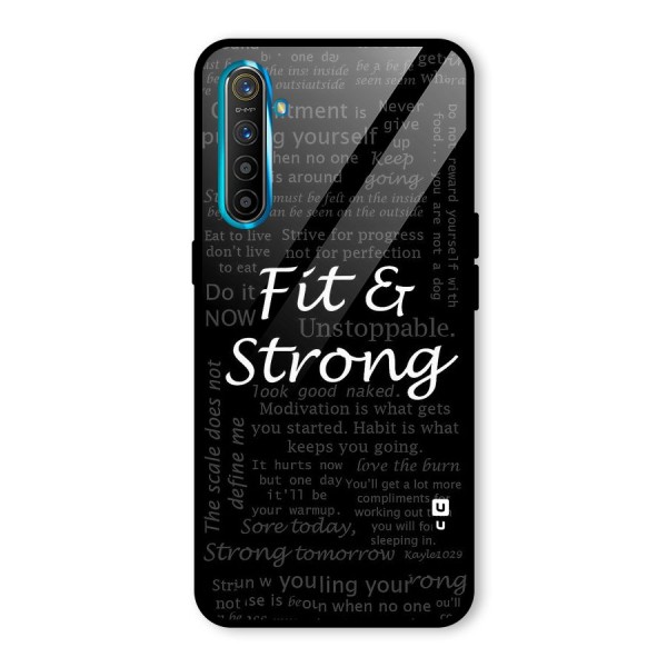 Fit And Strong Glass Back Case for Realme XT