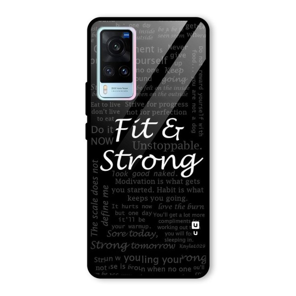 Fit And Strong Glass Back Case for Vivo X60