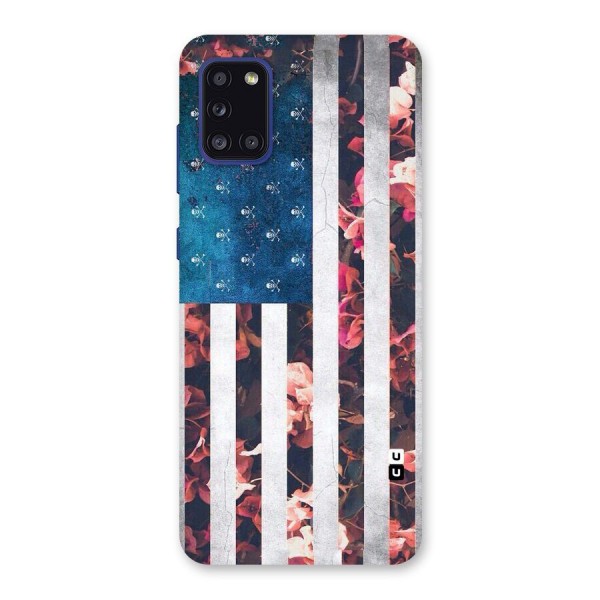 Flag Stripes Back Case for Galaxy A31