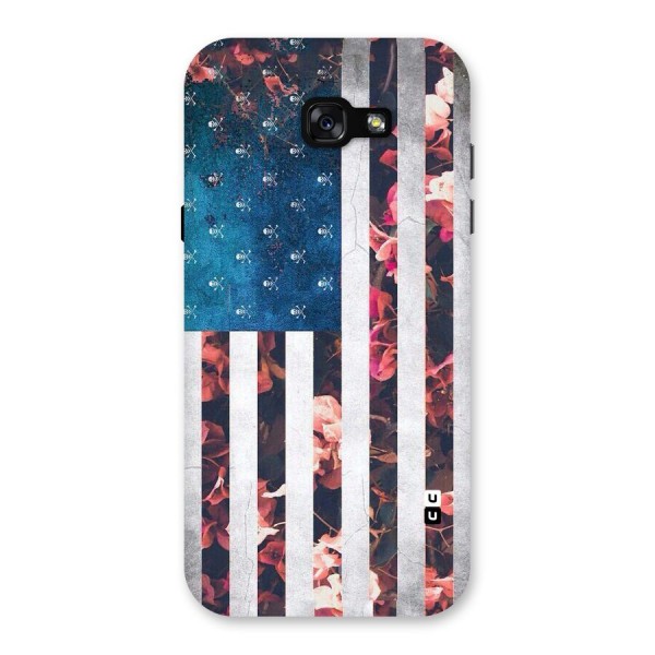 Flag Stripes Back Case for Galaxy A7 (2017)