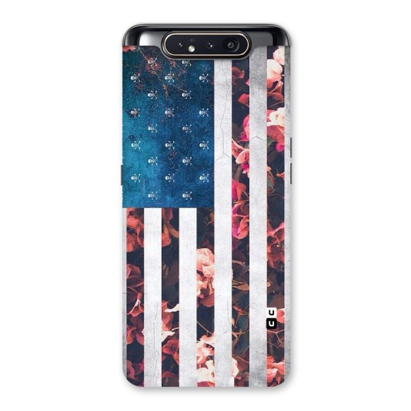 Flag Stripes Back Case for Galaxy A80