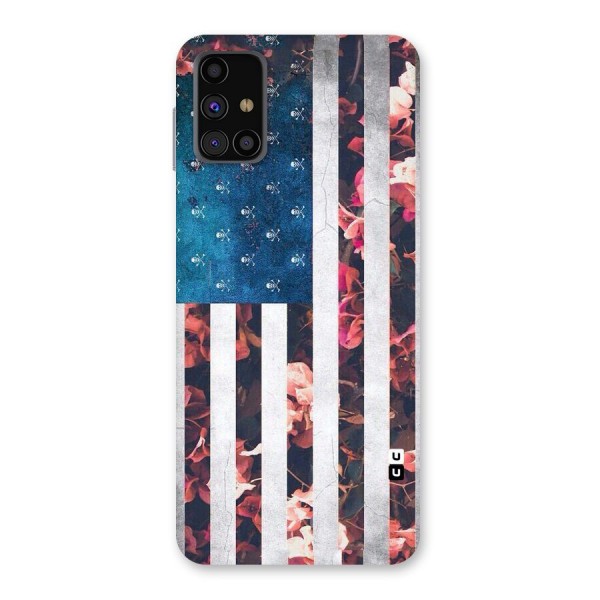 Flag Stripes Back Case for Galaxy M31s