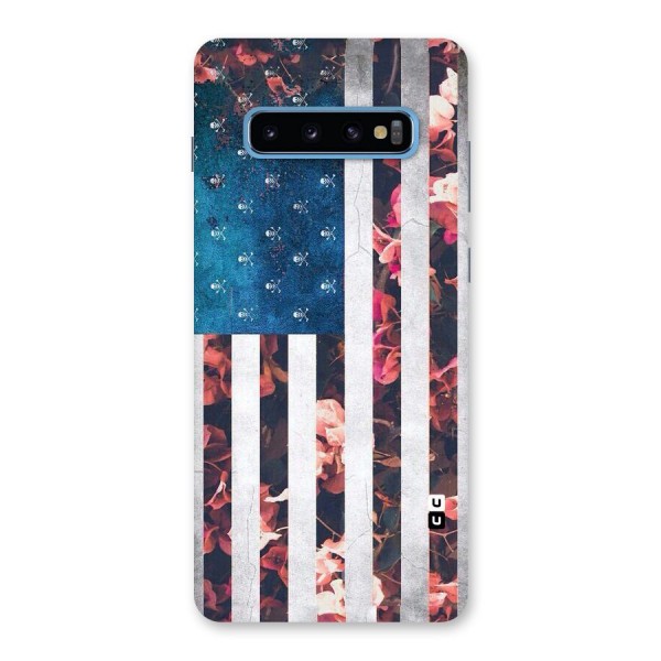 Flag Stripes Back Case for Galaxy S10 Plus