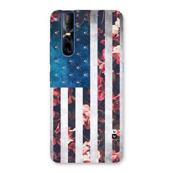 Flag Stripes Back Case for Vivo V15 Pro