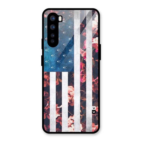 Flag Stripes Glass Back Case for OnePlus Nord