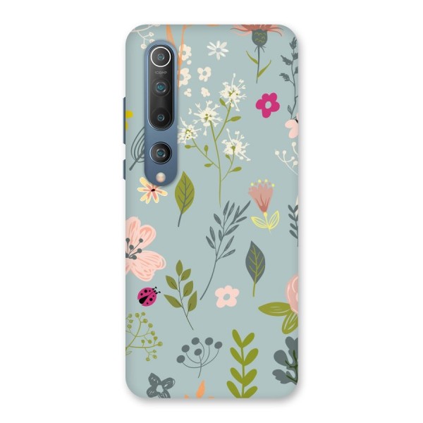 Flawless Flowers Back Case for Mi 10