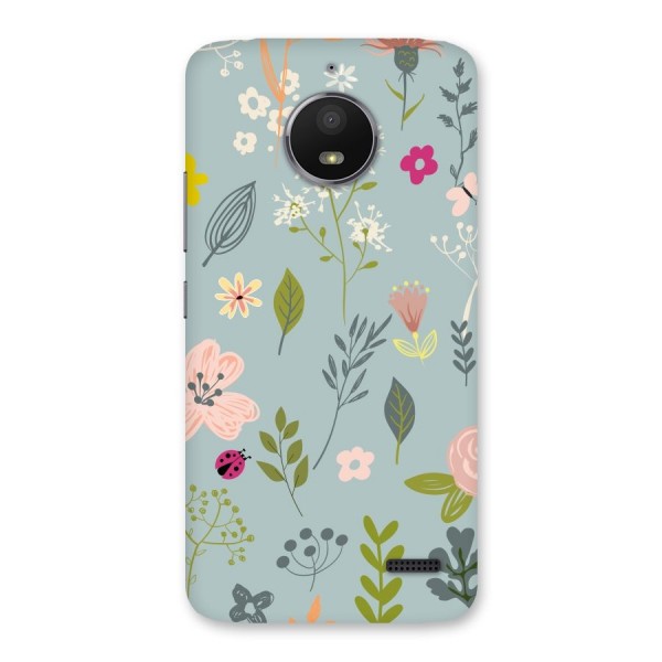 Flawless Flowers Back Case for Moto E4