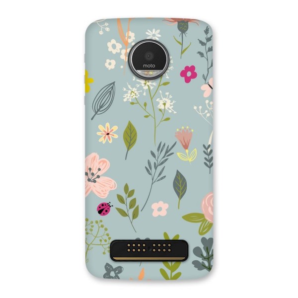 Flawless Flowers Back Case for Moto Z Play