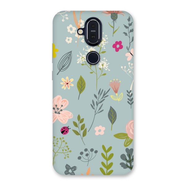 Flawless Flowers Back Case for Nokia 8.1