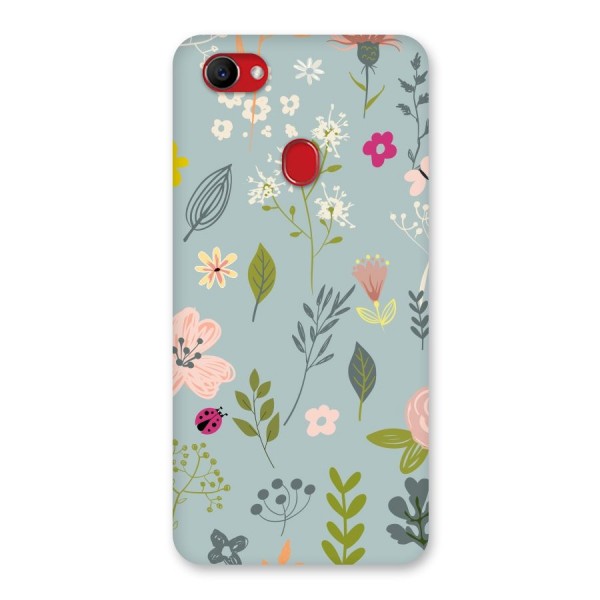 Flawless Flowers Back Case for Oppo F7