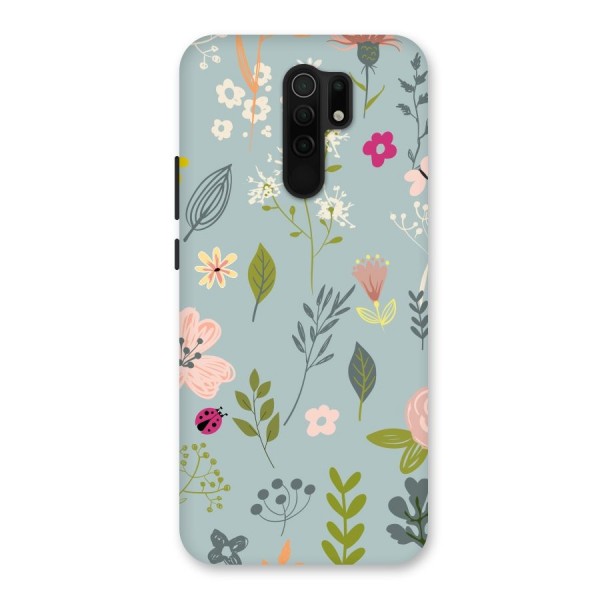 Flawless Flowers Back Case for Redmi 9 Prime