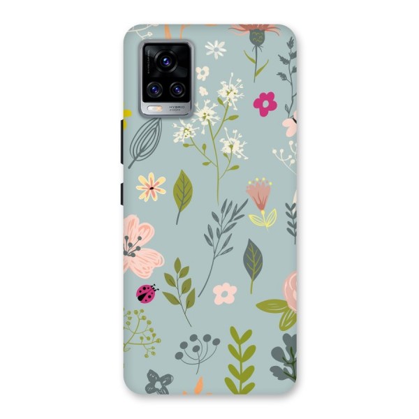 Flawless Flowers Back Case for Vivo V20 Pro