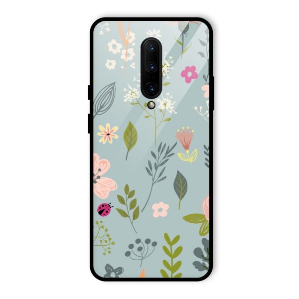 Flawless Flowers Glass Back Case for OnePlus 7 Pro